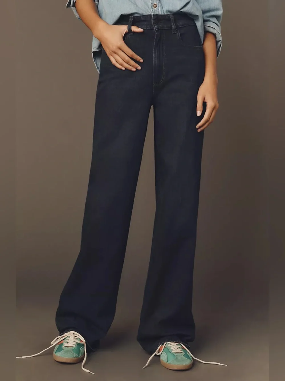 PAIGE Sasha High-Rise Wide-Leg Jeans - Picture 5 of 10